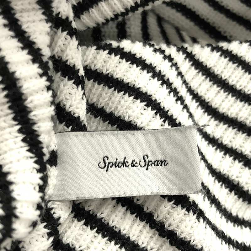 Spick and Span / スピックアンドスパン コットンボーダーニット