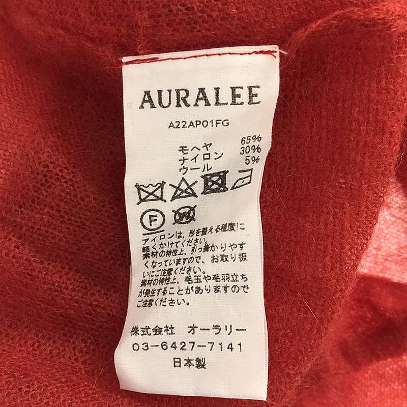 AURALEE / オーラリー IENA KID MOHAIR SHEER KNIT タートルネック