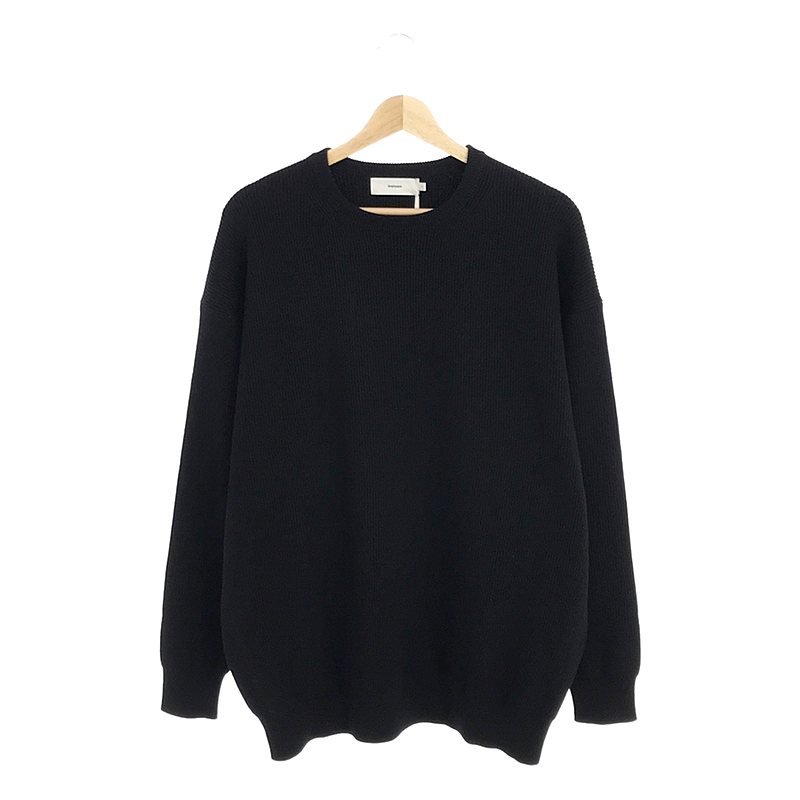 High Density Crew Neck Knit メリノウール ハイデンシティ クルーネックニット