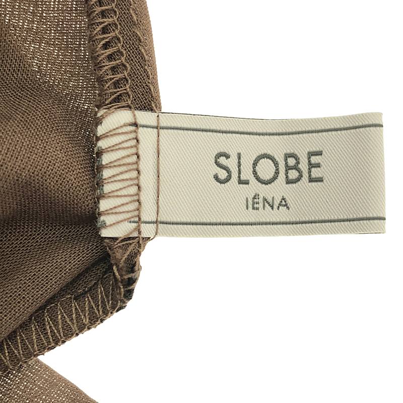 ​SLOBE IENA / スローブイエナ コットンガーゼ ギャザーワンピース