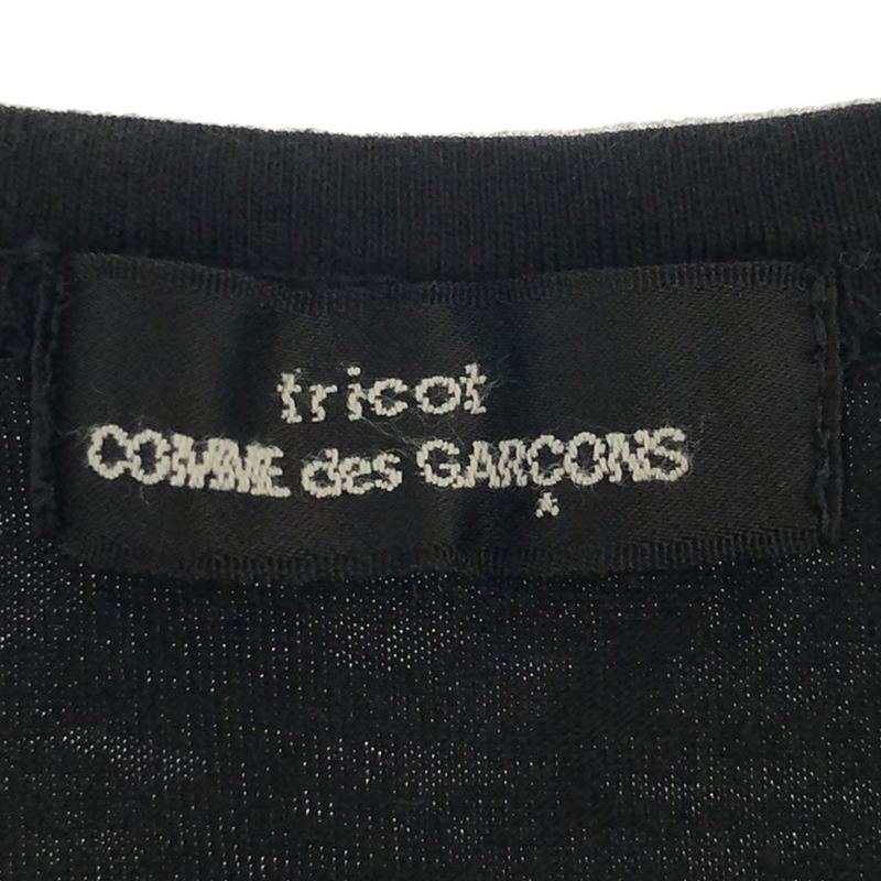 tricot COMME des GARCONS / トリココムデギャルソン スパンコール 装飾 Tシャツ