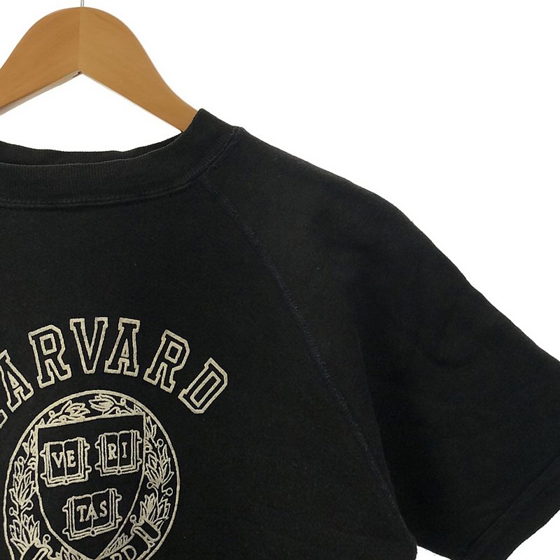 VINTAGE / ヴィンテージ古着 60s HARVARD UNIVERSITY カレッジ 3段プリント ラグランスリーブ 半袖スウェット