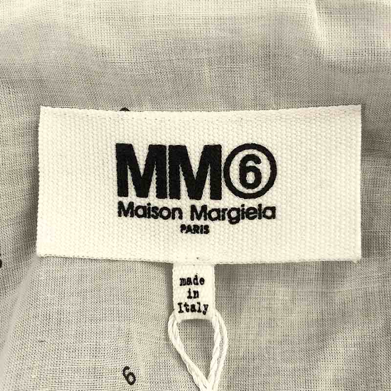 MM6 Maison Margiela / エムエムシックスメゾンマルジェラ ハの字 牛革 カウレザー シングルライダース ジャケット