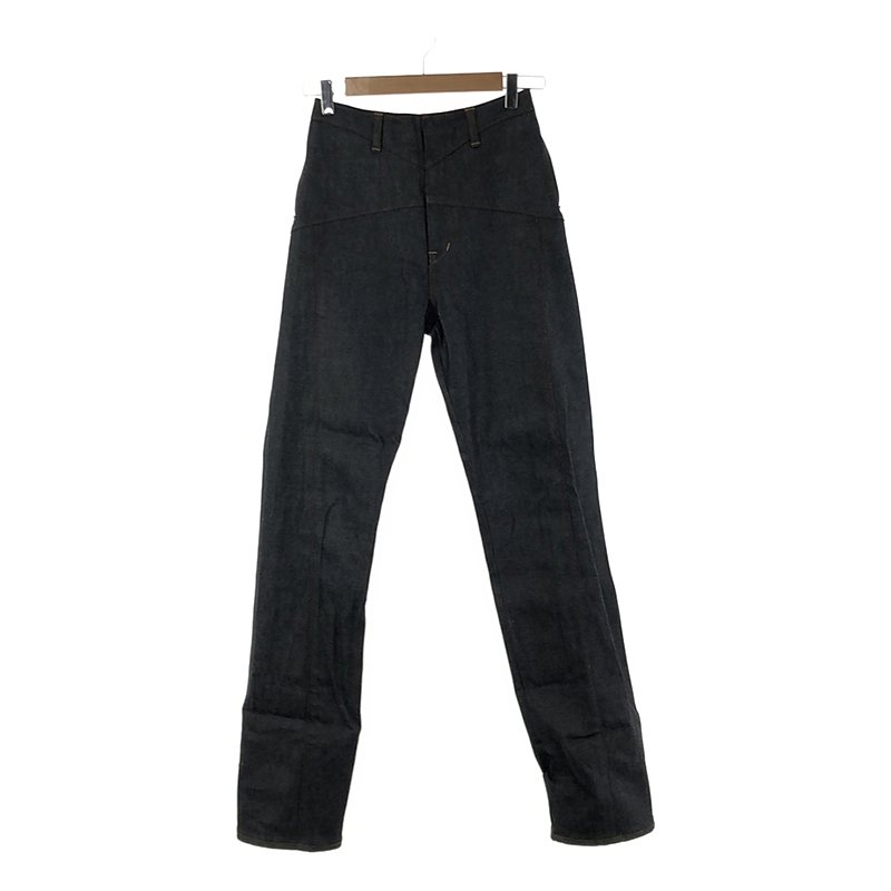 12OZ HIGH-RISE COATING JEANS デニムパンツ