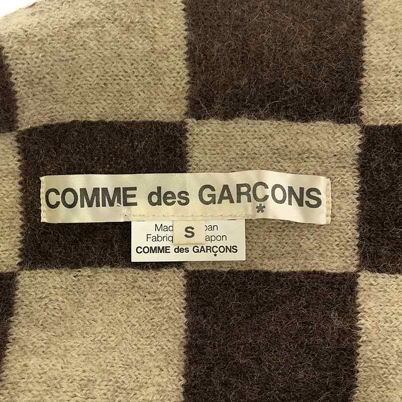 COMME des GARCONS / コムデギャルソン ドッキング ブロックチェックカーディガン