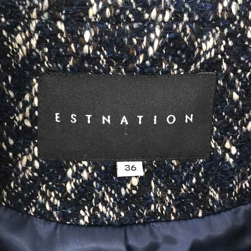 ESTNATION / エストネーション ツイードマキシロングコート