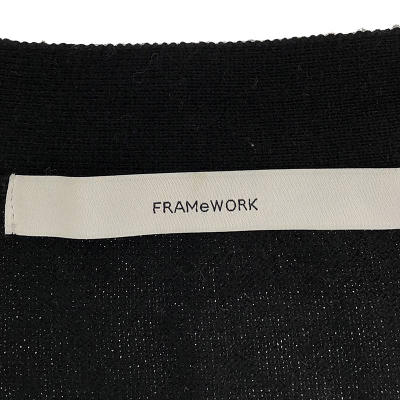 Framework / フレームワーク ウールカシミヤVネックカーディガン