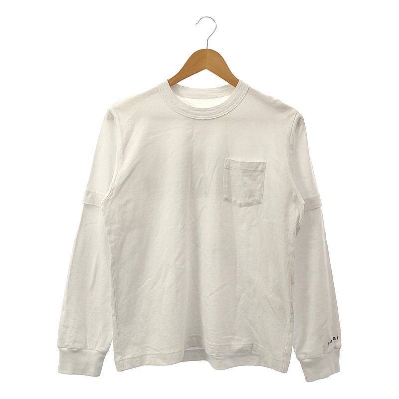 Back Print L/S T-Shirt カットソー