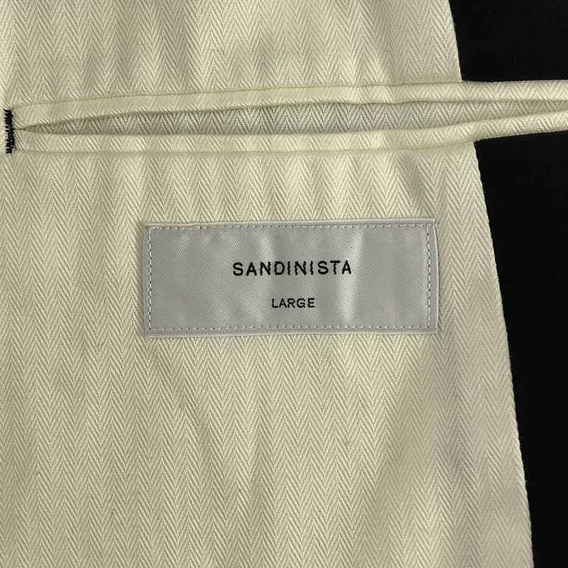 SANDINISTA / サンディニスタ ベロア ストレッチ 2B テーラードジャケット