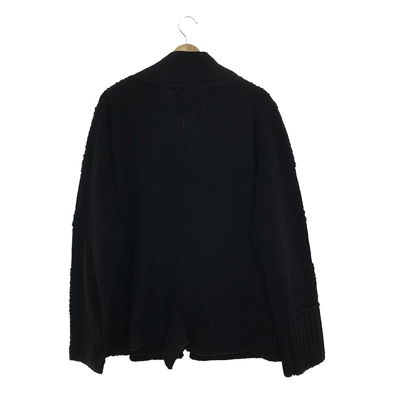 sacai / サカイ Wool Knit Cardigan アシンメトリー ウール ニット カーディガン