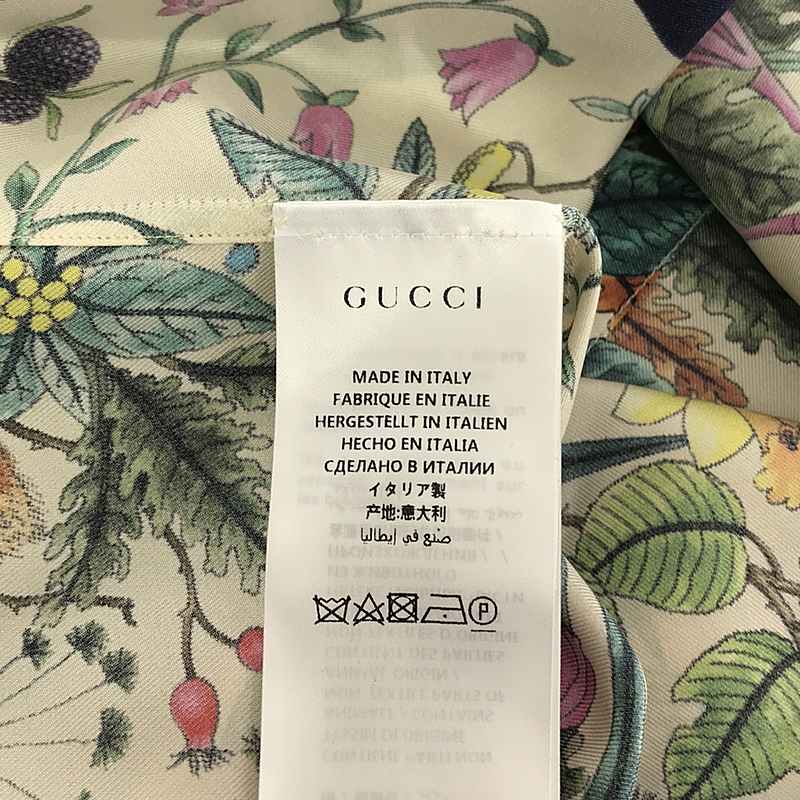 GUCCI / グッチ シルク フローラルプリント ブラウス シャツ