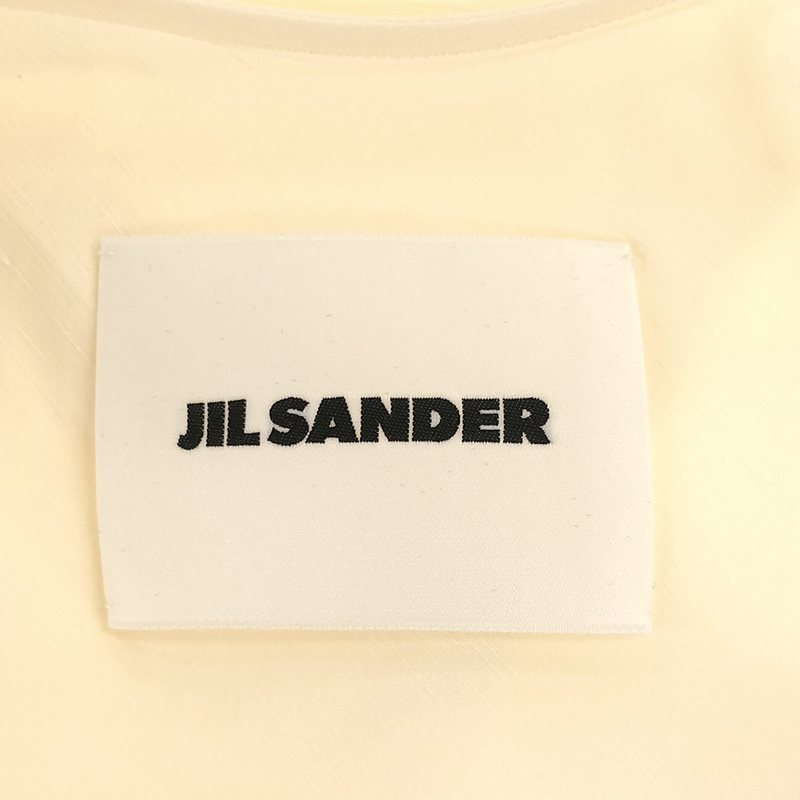 JIL SANDER / ジルサンダー リネン ノースリーブフレアワンピース