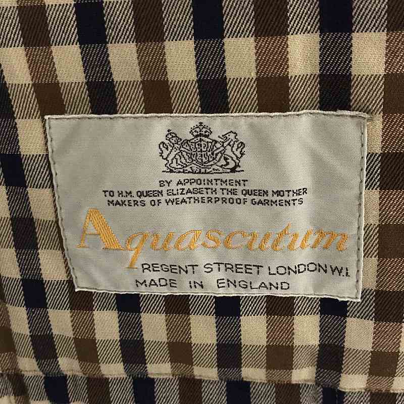AQUASCUTUM / アクアスキュータム 80s〜 ヴィンテージ 英国製 中綿入り ドローストリング パイピング ジャケット