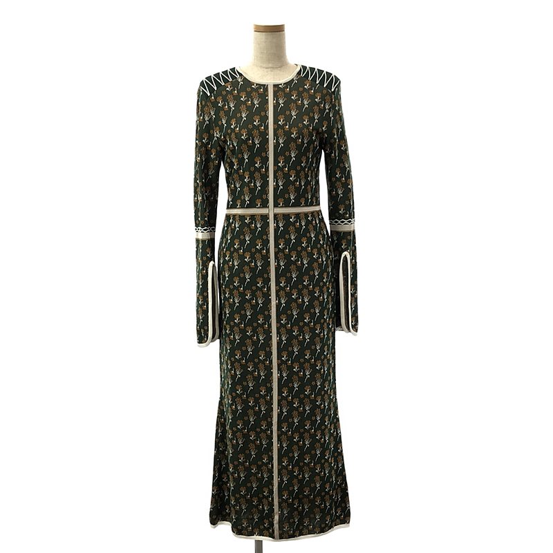 Pedicel Jacquard Knit Dress ドレス ワンピース