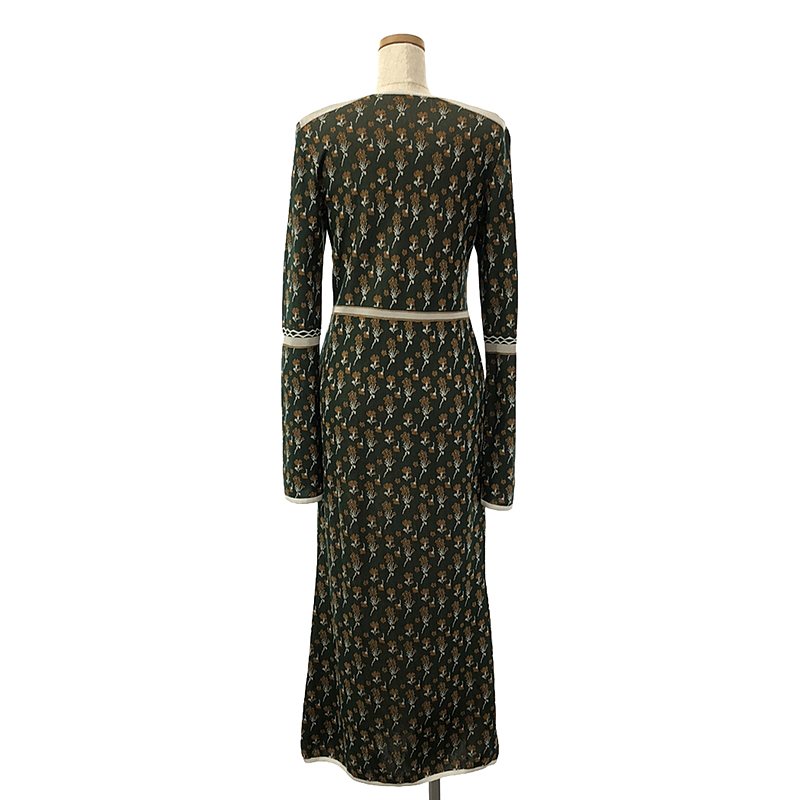 Mame Kurogouchi / マメクロゴウチ Pedicel Jacquard Knit Dress ドレス ワンピース