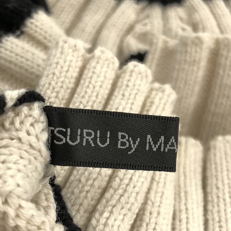 TSURU by Mariko Oikawa / ツルバイマリコオイカワ ウール ハイネック ボーダーニット