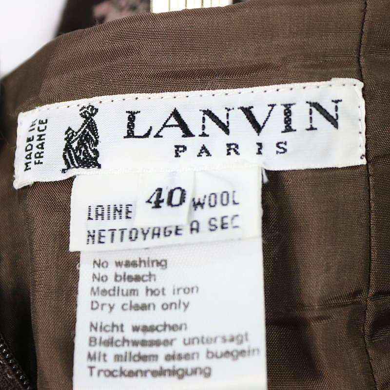 LANVIN / ランバン ビンテージプリーツスカート