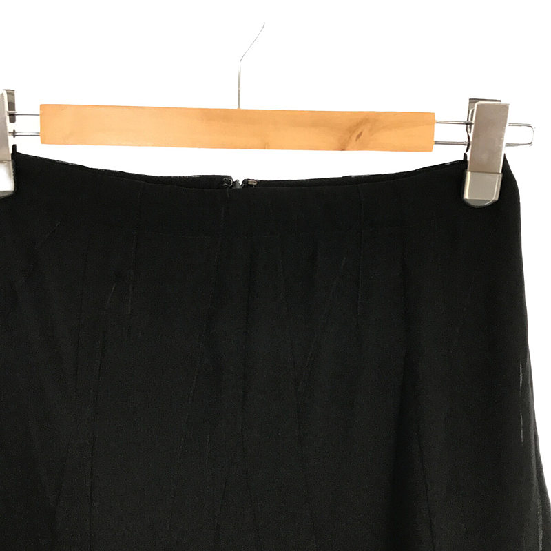 tricot COMME des GARCONS / トリココムデギャルソン ポリエステル ステッチ ワーク プリーツ スカート