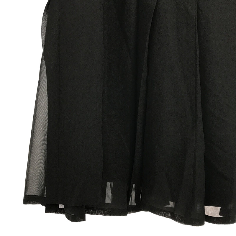 tricot COMME des GARCONS / トリココムデギャルソン ポリエステル ステッチ ワーク プリーツ スカート