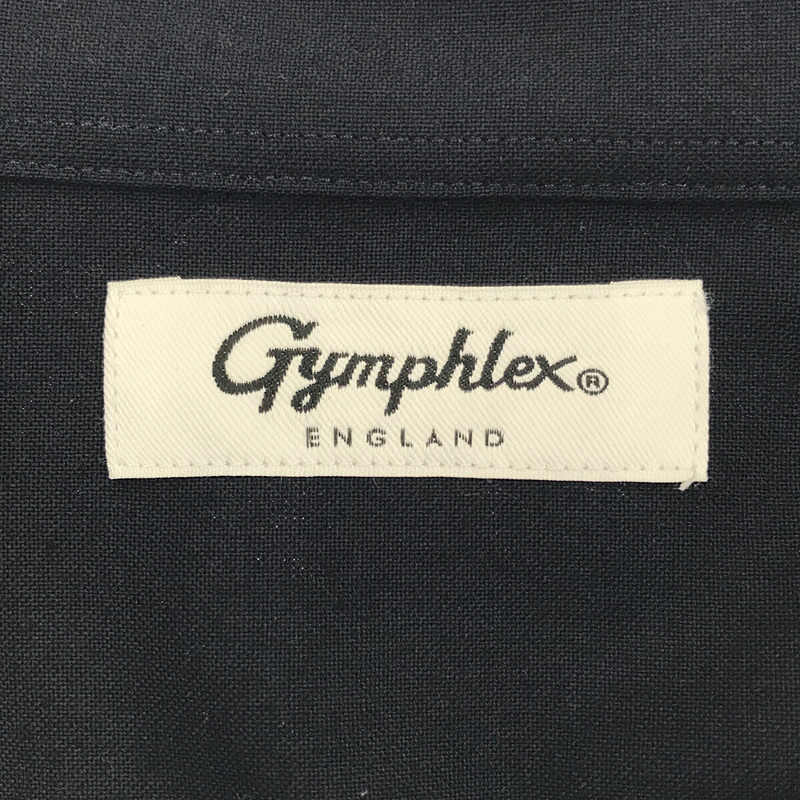 Gymphlex / ジムフレックス ウール 混紡 ロング シャツ ワンピース