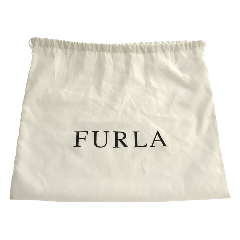 FURLA / フルラ メトロポリス ゴールドチェーン ショルダー ミニ レザー バッグ ポシェット 保存袋有