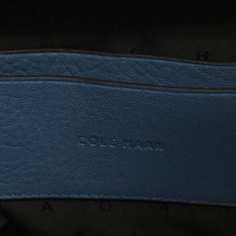 COLE HAAN / コールハーン レザー ステッチ デザイン バックパック 保存袋付き