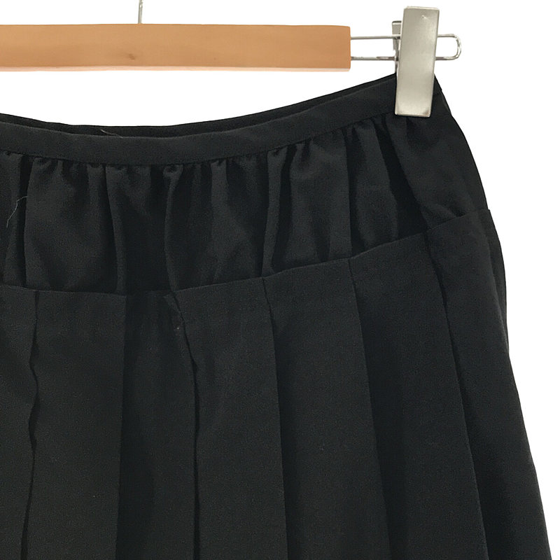 COMME des GARCONS / コムデギャルソン BEYOND TABOO タブーを超えて期 ウール ギャバジン ウエスト 切替 タック プリーツ スカート