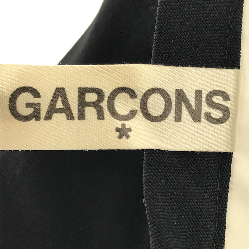 COMME des GARCONS / コムデギャルソン BEYOND TABOO タブーを超えて期 ウール ギャバジン ウエスト 切替 タック プリーツ スカート