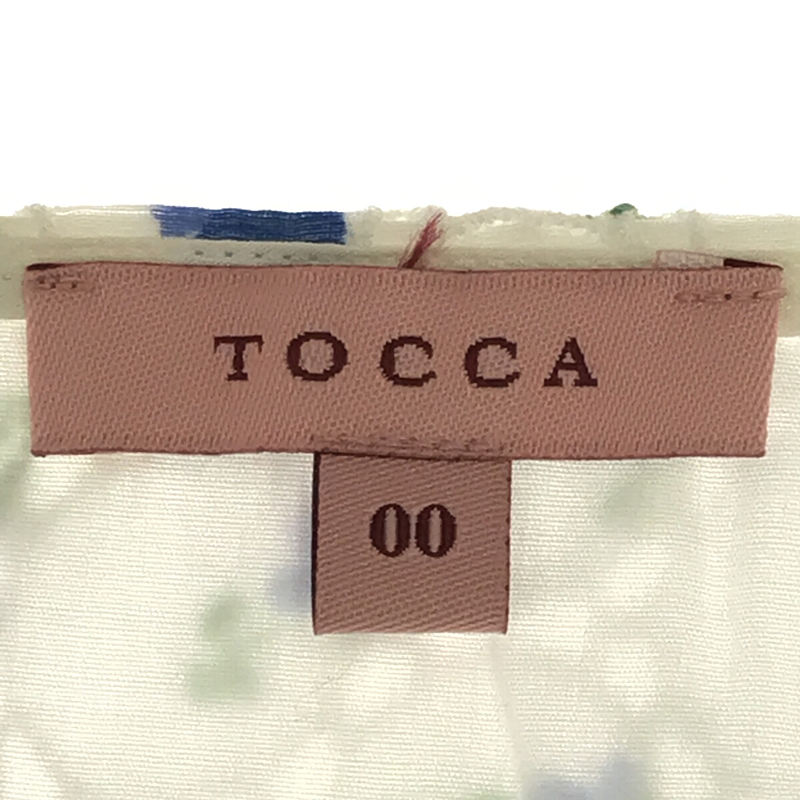 TOCCA / トッカ フラワー パンチング 総刺繍 コンビネゾン 切替 ロング ワンピース