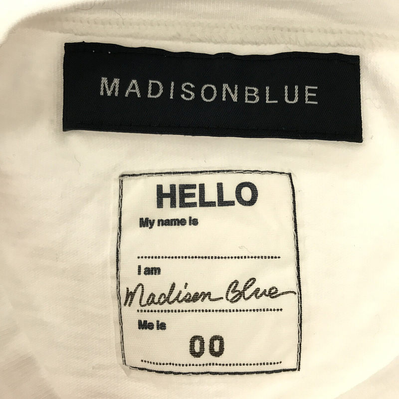 MADISON BLUE / マディソンブルー HELLO CREW NECK TEE コットン ハロー プリント クルーネック Tシャツ