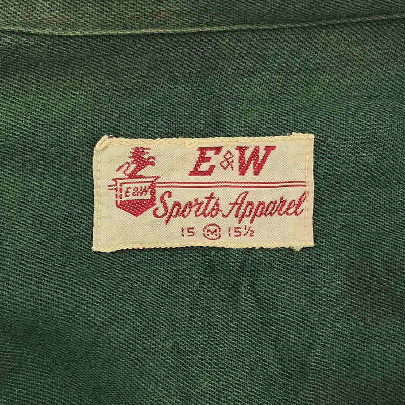 1950s～ E&W Sports Apparel ロカビリー レーヨン ダブルポケット オープンカラー シャツVINTAGE / ヴィンテージ古着