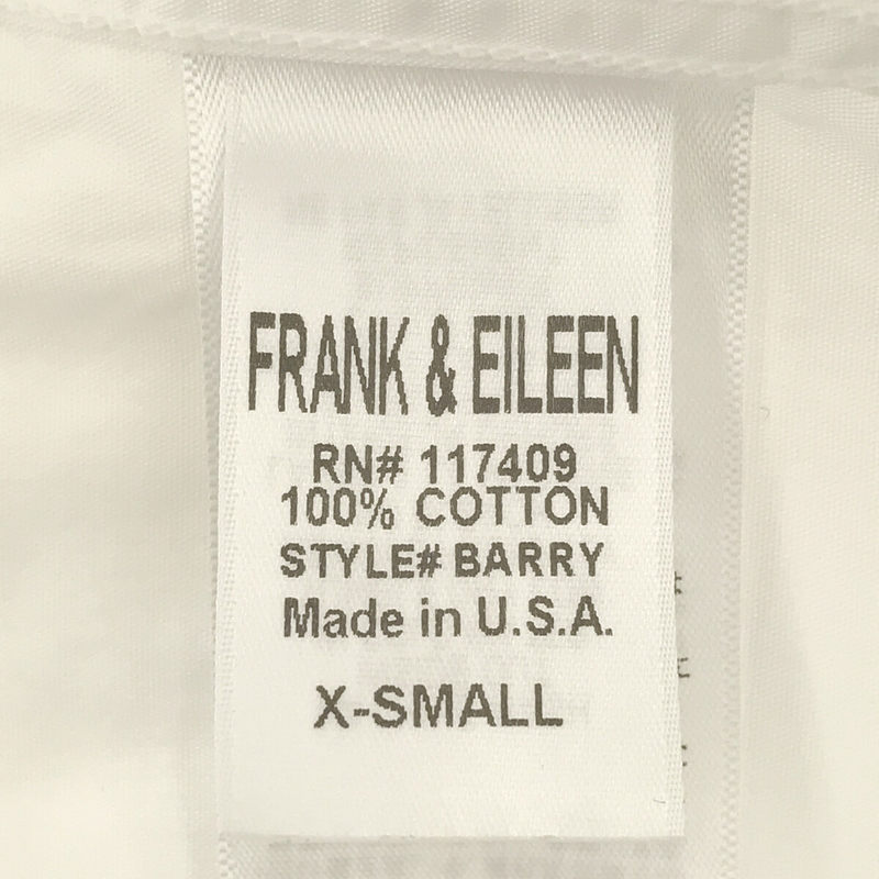 Frank&Eileen / フランクアンドアイリーン BARRY コットン スキッパー シャツ