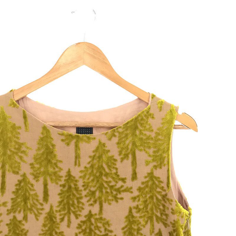 mina perhonen / ミナペルホネン リネン metsa ノースリーブワンピース