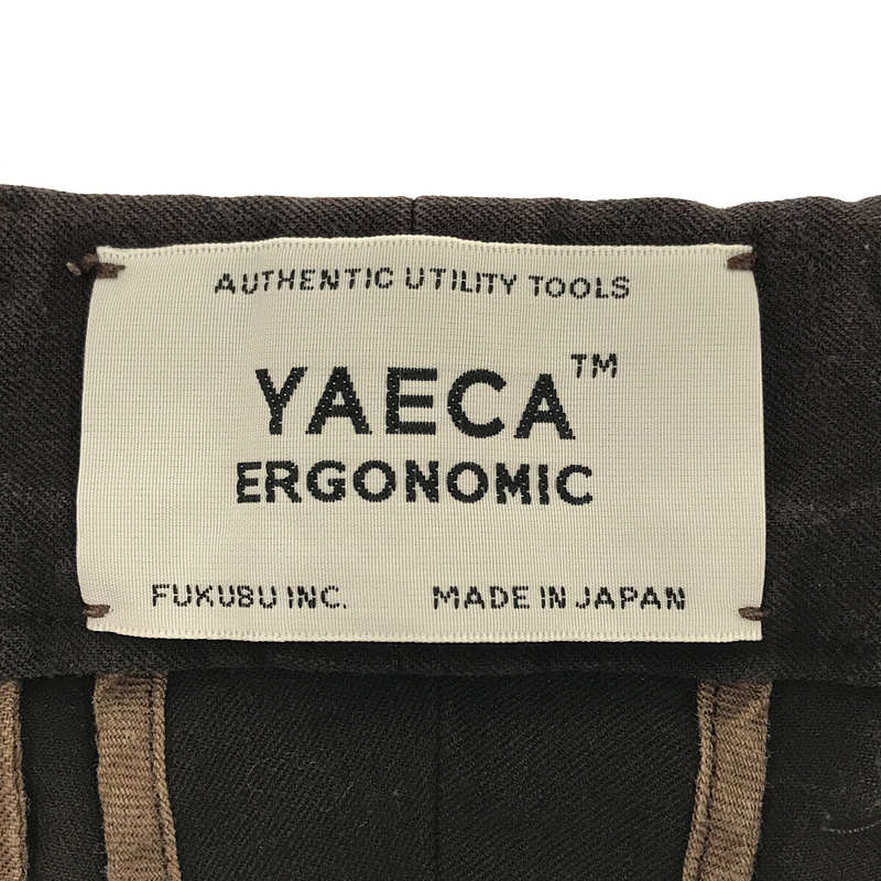 YAECA / ヤエカ ERGONOMIC レーヨン スラックス パンツ