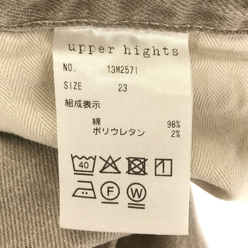 upper hights / アッパーハイツ × IENA イエナ別注 THE CHARLOTTE シャーロット カットオフ デニム パンツ