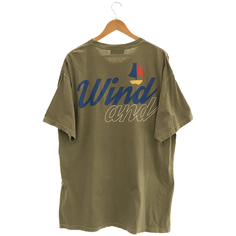 WIND AND SEA / ウィンダンシ― ロゴ 両面 プリント Tシャツ