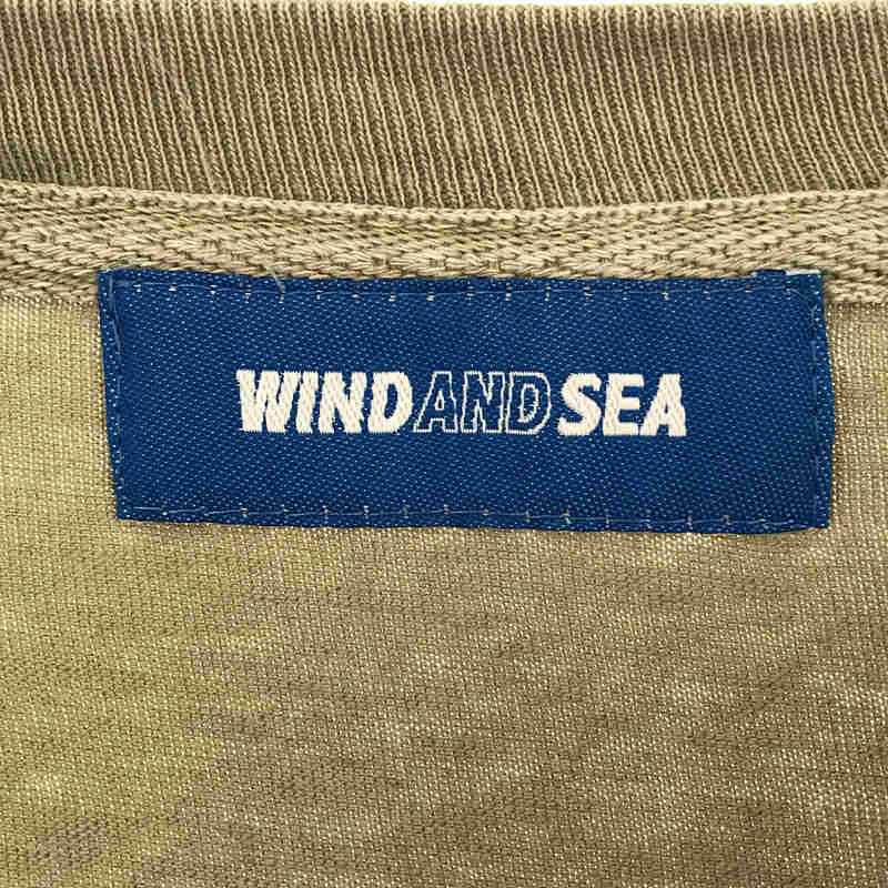 WIND AND SEA / ウィンダンシ― ロゴ 両面 プリント Tシャツ