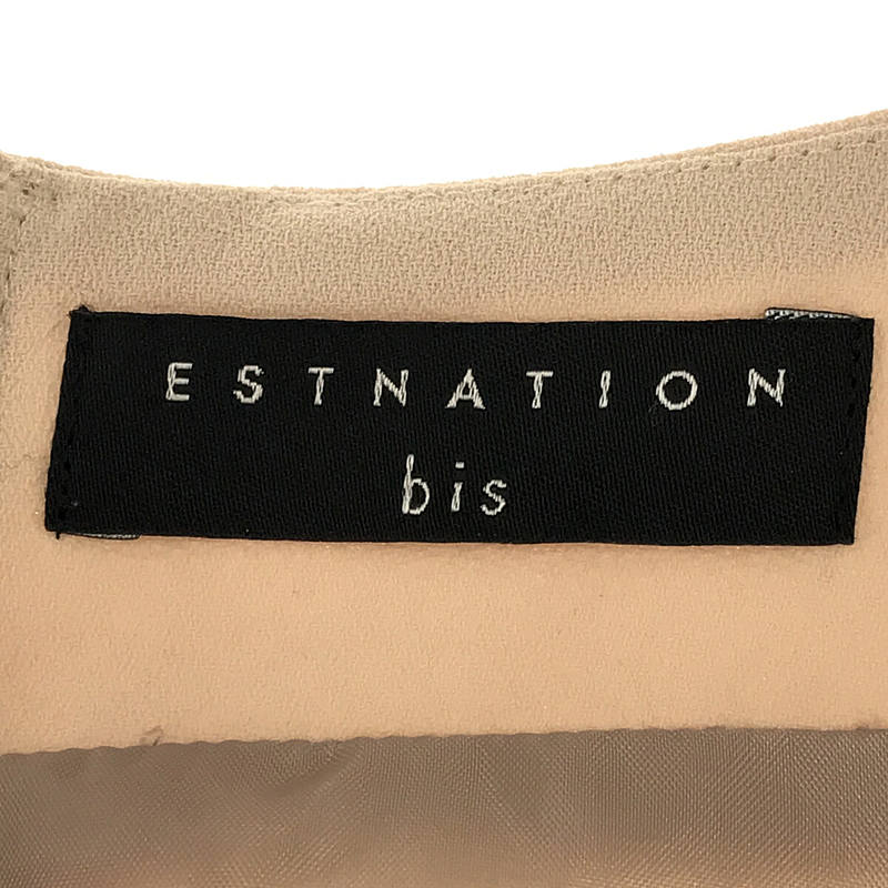 ESTNATION / エストネーション bis ドレス バックジップ チュニック ワンピース