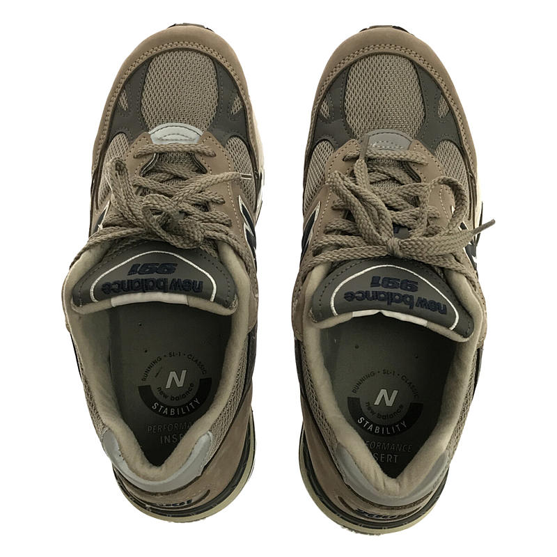 New Balance / ニューバランス M991ANI 20周年記念モデル UK イングランド 英国製 レザー ローカット スニーカー 保存袋・箱有