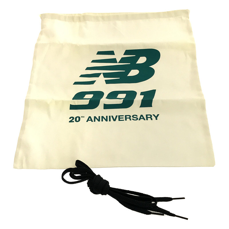 New Balance / ニューバランス M991ANI 20周年記念モデル UK イングランド 英国製 レザー ローカット スニーカー 保存袋・箱有