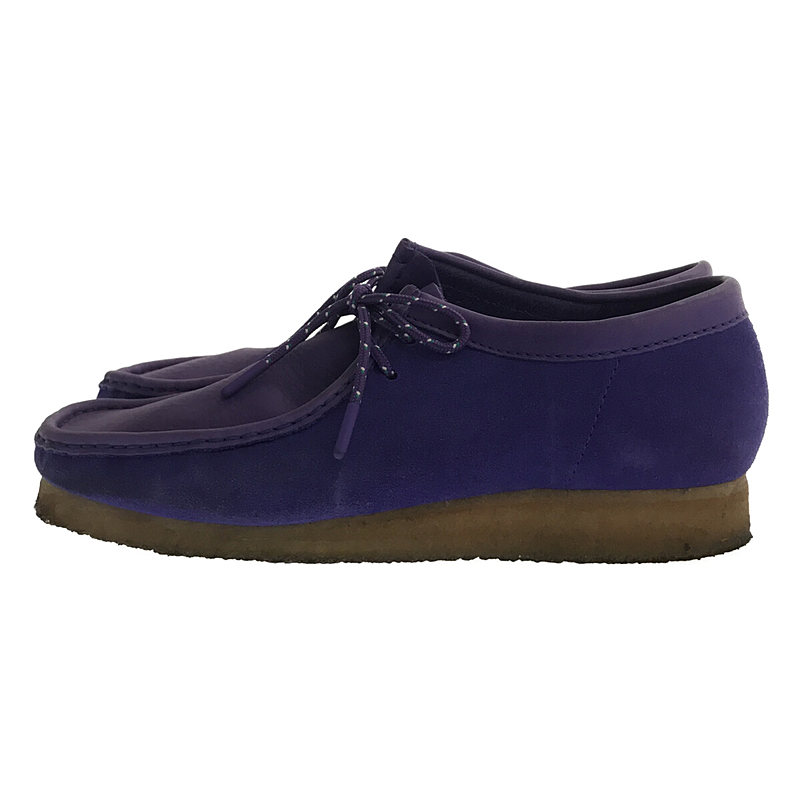 clarks / クラークス Wallabee Boots PURPLE スエード レザー 切替 レースアップ ワラビーブーツ