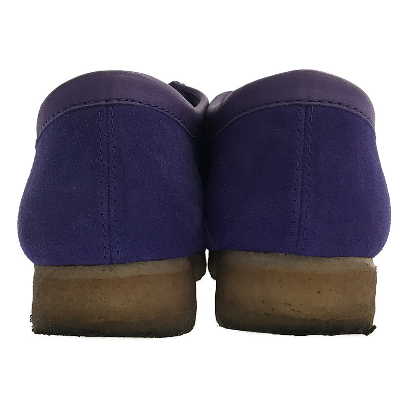 clarks / クラークス Wallabee Boots PURPLE スエード レザー 切替 レースアップ ワラビーブーツ