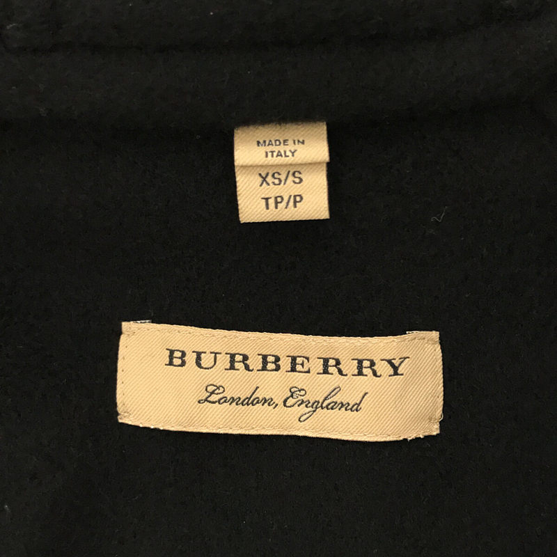 Burberry / バーバリー カシミヤ100% ステンカラー ベルテッド ケープ ポンチョ コート ガーメントケース付き