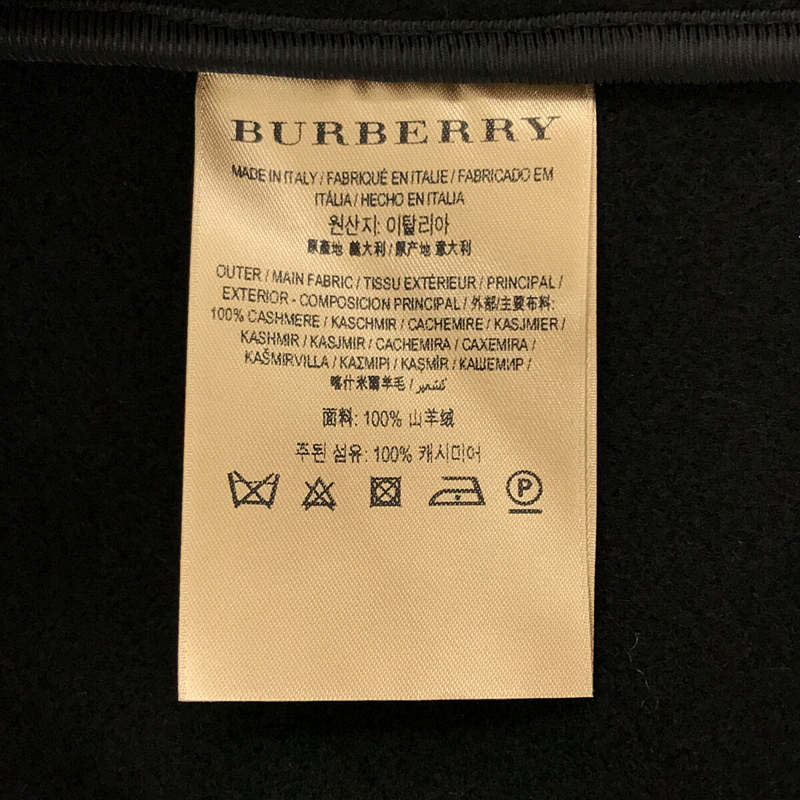 Burberry / バーバリー カシミヤ100% ステンカラー ベルテッド ケープ ポンチョ コート ガーメントケース付き