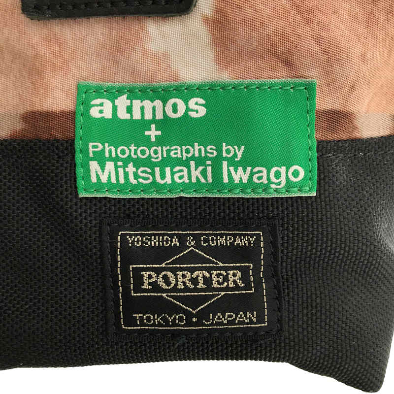 レオパードフラワーブラック ＰＯＲＴＥＲ×ａｔｏｍｏｓ×岩合光昭の