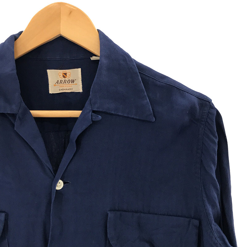 VINTAGE / ヴィンテージ古着 1950s～ ARROW USA製 ロカビリー レーヨン オープンカラー シャツ