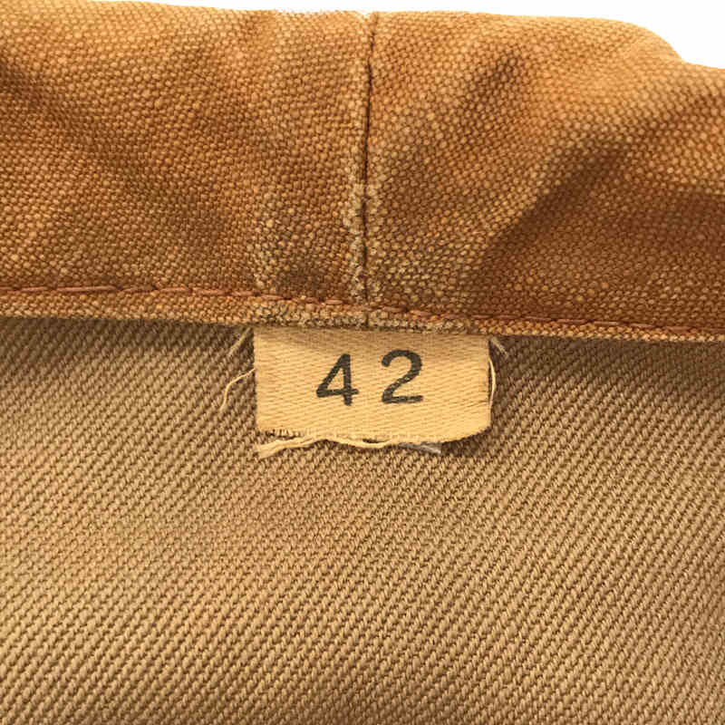 VINTAGE 推定1940s ～ 1950s L'Entremontas COUTIL DE NORMANDIE MARQUE DÉPOSÉS Hunting Jacket 動物 ハンティング