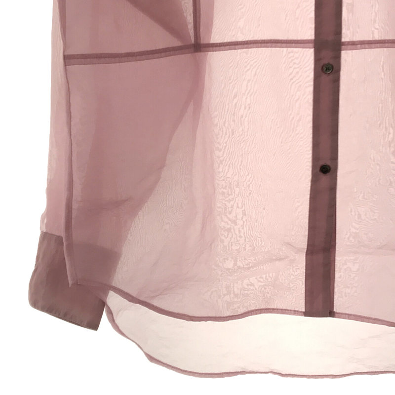 Maison Special / メゾンスペシャル オーバー シアー シャツ