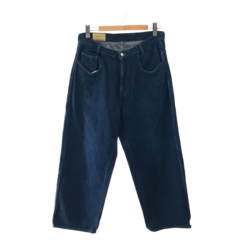 DENIM WIDE PANTS 　コットン デニム ワイド パンツ