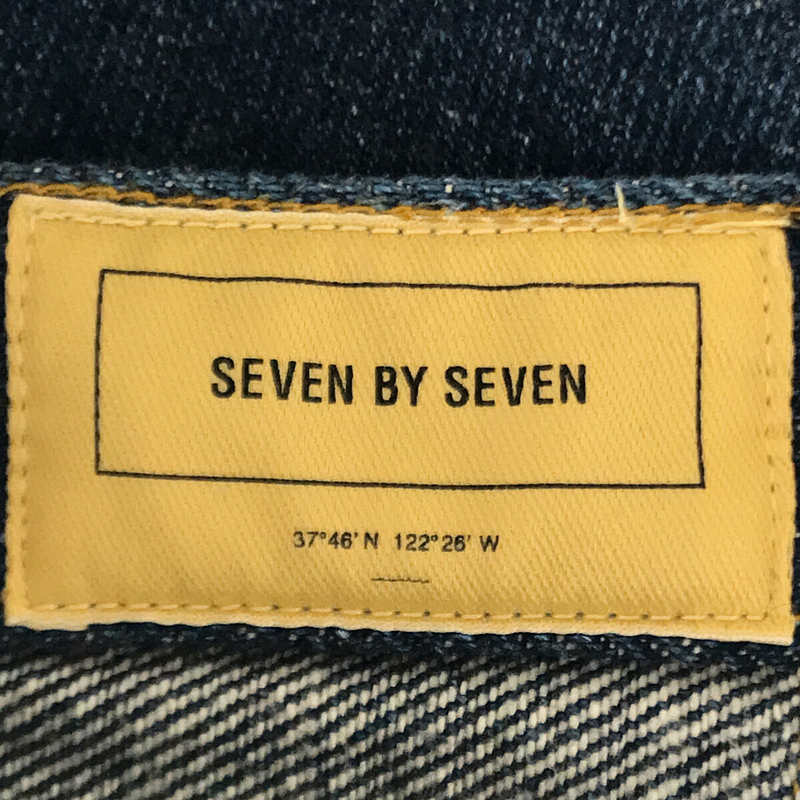 seven by seven 7×7 / セブンバイセブン DENIM WIDE PANTS 　コットン デニム ワイド パンツ